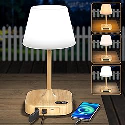 Lightbiz Outdoor Table Lamp - 8000mAh Cordless
