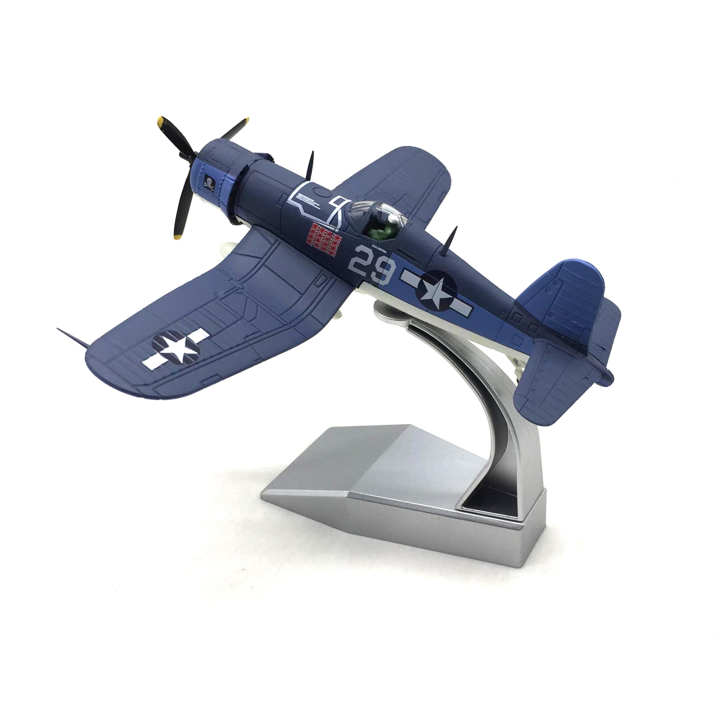 Enatuhter Diecast Airplanes 1/72 Scale Model US Navy F4U Fighter Jet Plane Model Attack Plane Military Airplane Models for Adults