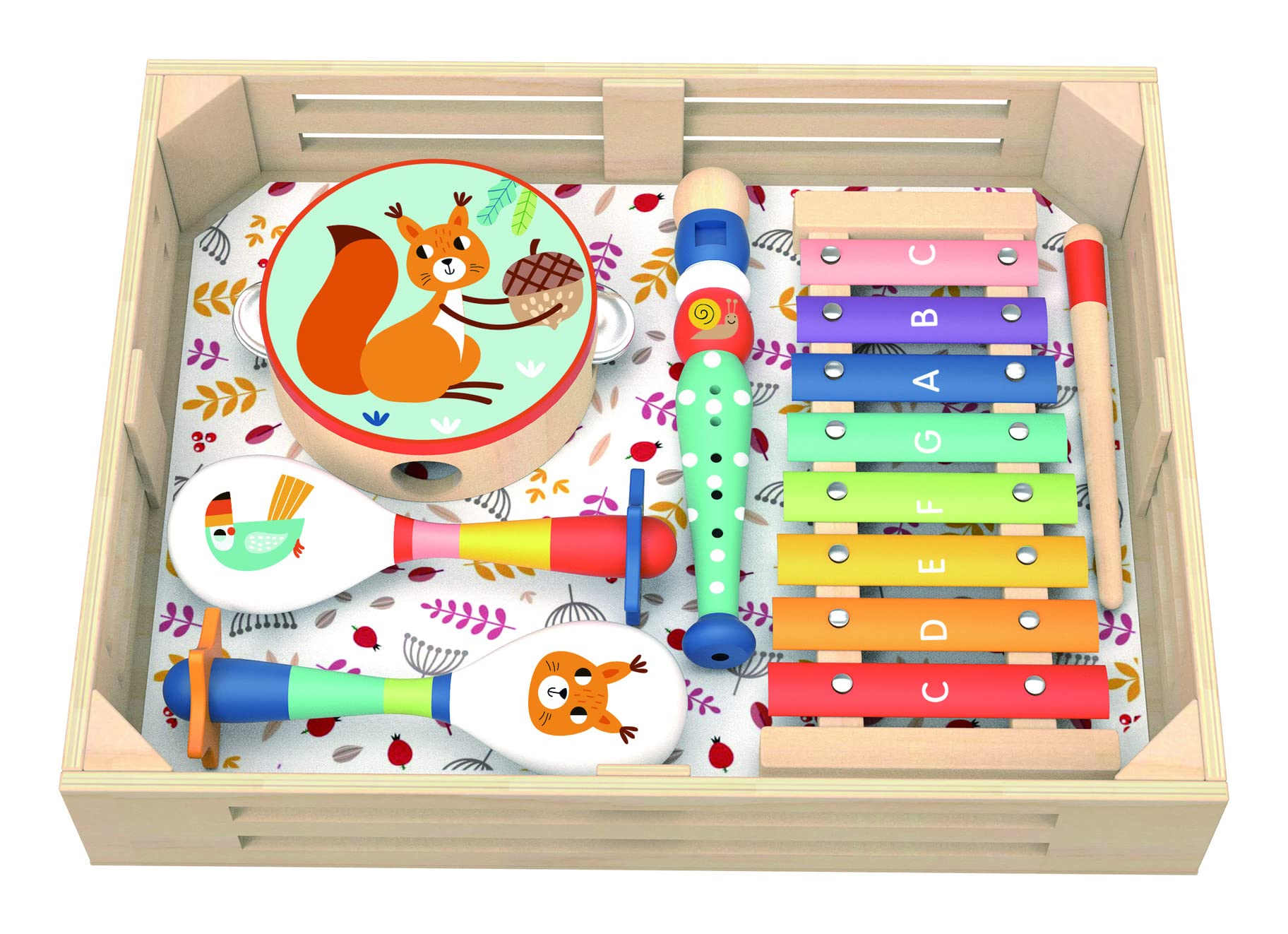 Tooky Toy Musical Instrument Set - Forest