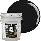 EVOLVE Ranch Guard Black, 5 Gallon, Semi-Gloss Exterior Paint &ndash; UV-Resistant Barn &amp; Fence Coating