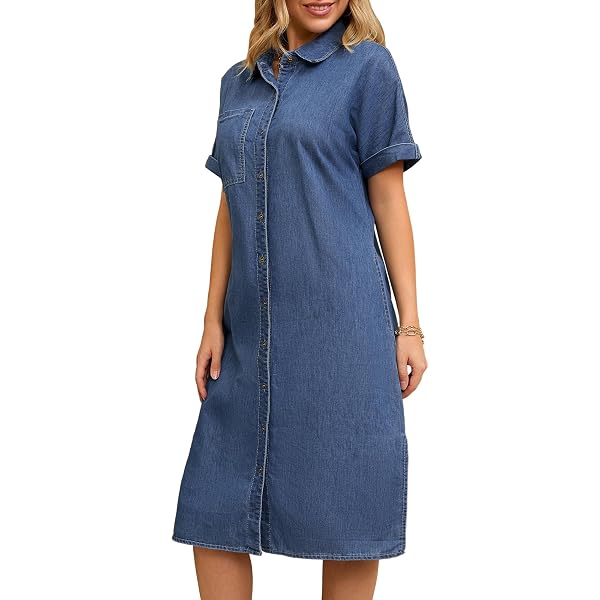 AMILIEe Colored Women's Denim Jacket, Long Sleeve Button Down Jean Coat With Pockets 3327411f Dacb 429e 823c F5bae579fce3.6d53a87be61d944230e9ae3f19cad2fc