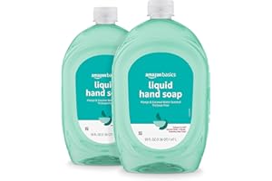 Amazon Basics Liquid Hand Soap Refill, Mango & Coconut Water Scent, Triclosan-Free, 50 Fl Oz (Pack of 2)
