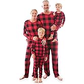 Vaenait Baby Adult Couple Family Matching Pajamas Daily Pjs Holiday Buffalo Plaid Sibling Pajama Set