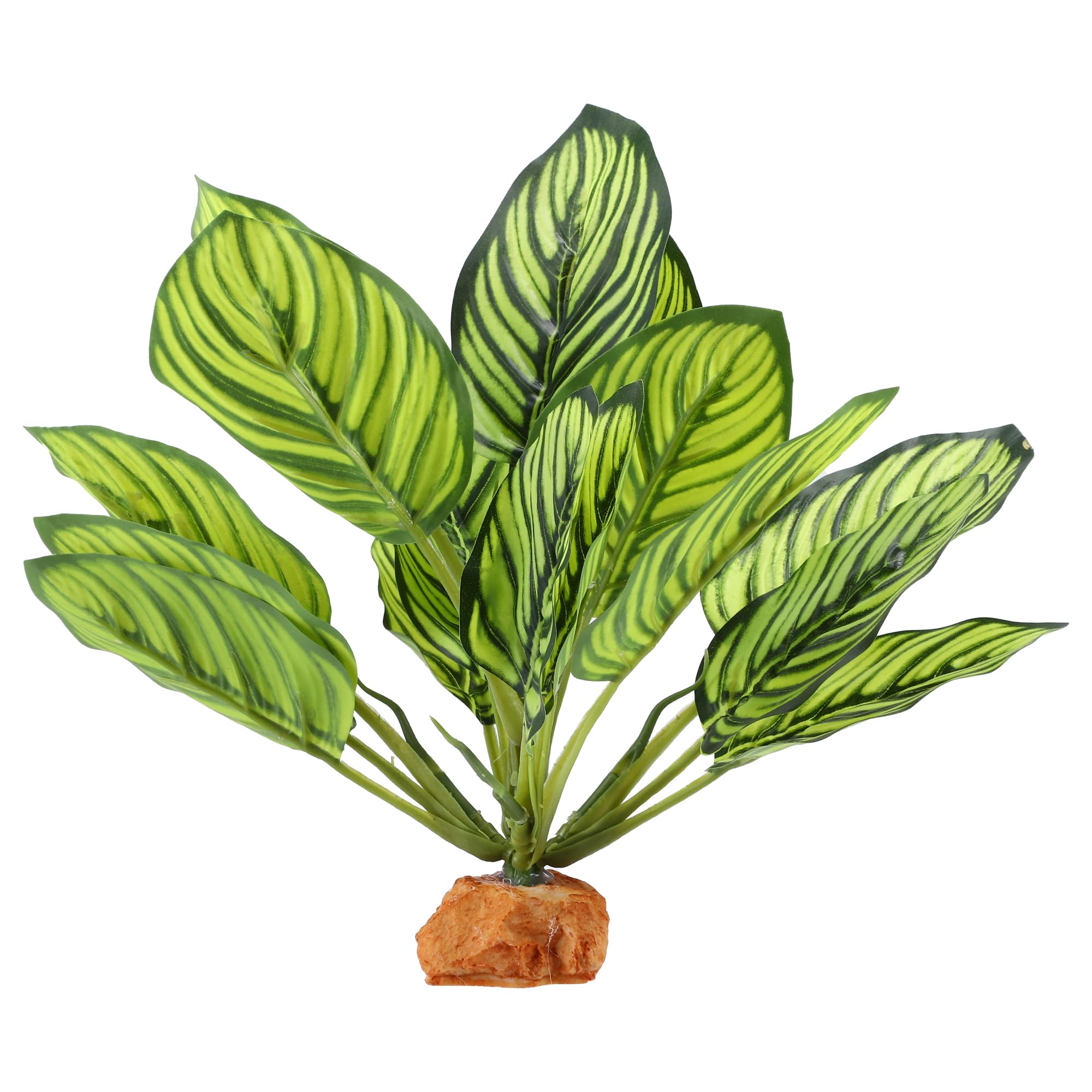 CAPASTEC Reptile Plants Decoration, Reptile Plants for Terrarium Decor, Reptile Artificial Plant, Amphibian Habitat Decor Suitable for Reptiles Lizards Geckos, 8.66"x2.13"x10.63", Green