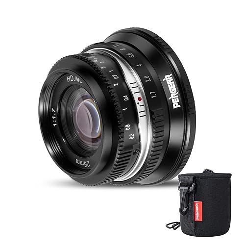 Pergear 25mm Large Aperture Manual APS-C for Canon RF Mount