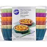 Wilton Tart and Pie Molds - Mini Silicone Molds