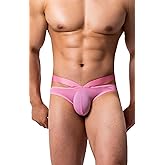 Maiclaice Men's Ice Silk Bikini Solid Briefs Classic Low Rise Underwear