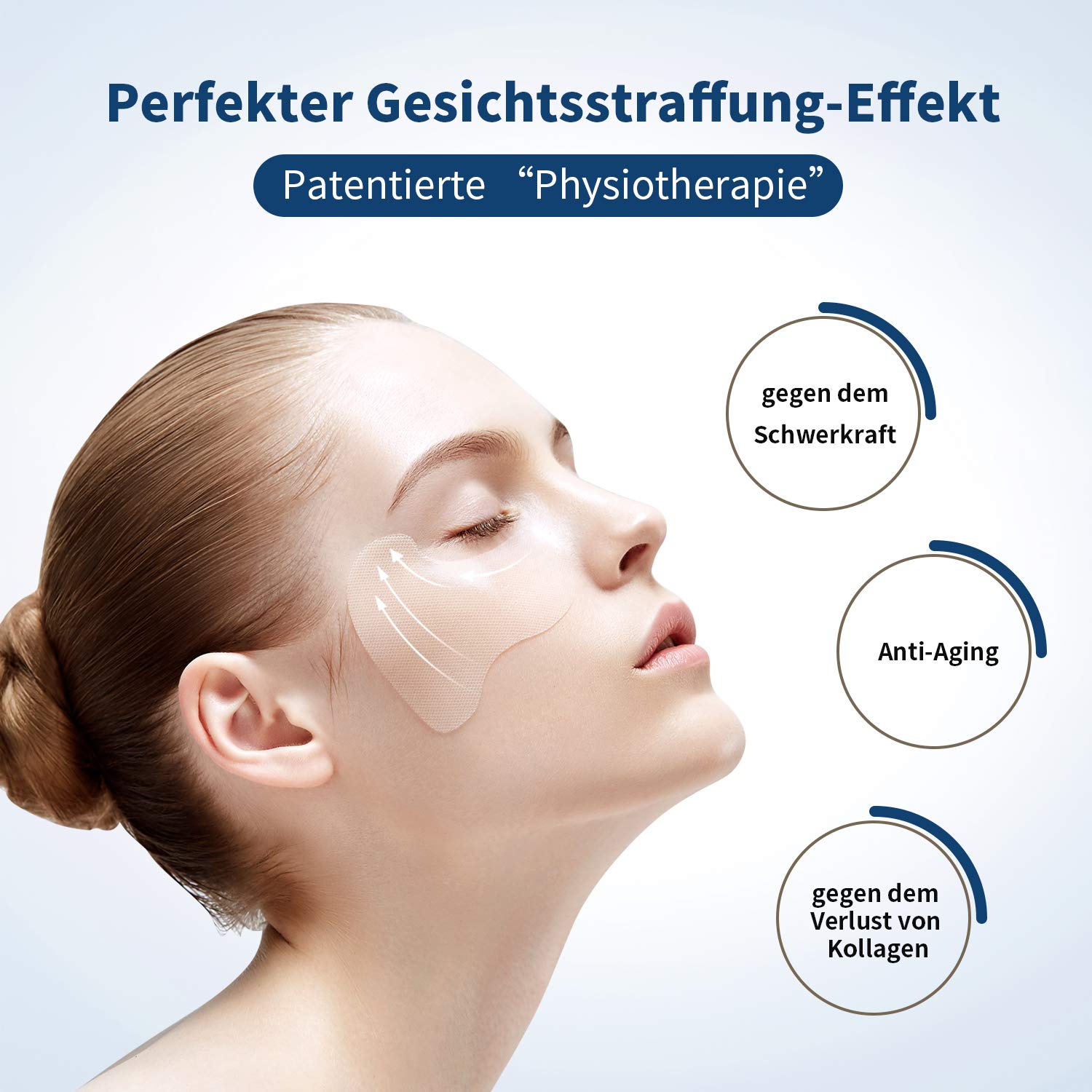 Augenpads,Anti Aging Pads,Kollagen Augenmaske mit Hyaluronsäure, Aloe Vera und Traubenkernextrakt,Anti Falten,gegen Augenringe und Tränensäcke,ideal für Augenpflege