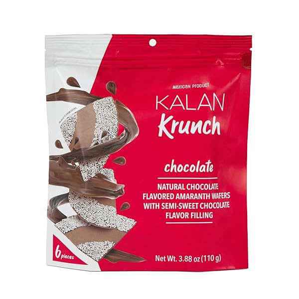 KALAN MNA KRUNCH CHOCOLATE NATURAL FLAVORED AMARANTH WAFERS,...