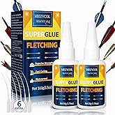 Fletching Glue 100g, Heavy Duty Arrow Glue Kit for Carbon, Aluminum, Wood Shafts, Instant & Clear Arrow Insert Adhesive Bonde