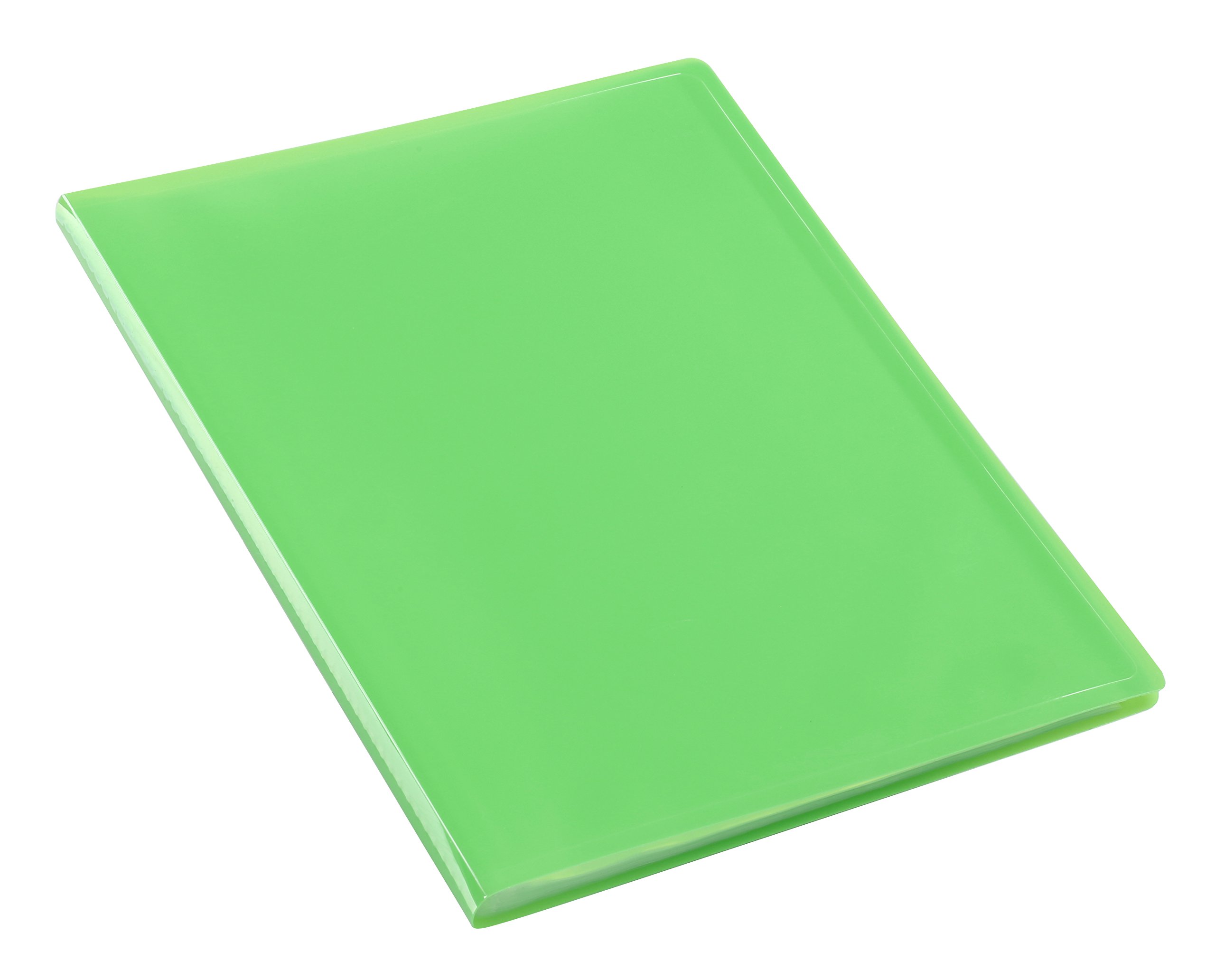 Viquel - Document Protector 80 Views (40 Pockets) - A4 Size Binding - Made in France - Translucent Green