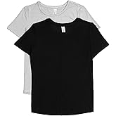 Jockey Womens 2 Pack Butter Soft Short Sleeve Active T-Shirt