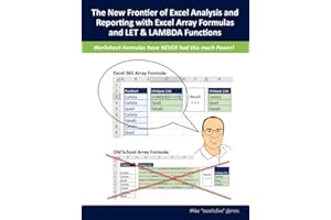 The New Frontier of Excel Analysis and Reporting with Excel Array Formulas and LET & LAMBDA Functions: Calculations, Analytic