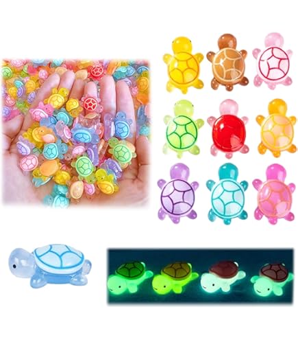 Acheter 10/20/30/40/50/100 Pièces Mini Figurine De Canard Phosphorescent En Résine, Ornement De Petit Canard, Petit Jouet Animal, Statue Miniature, Jardin Féerique, Micropaysage