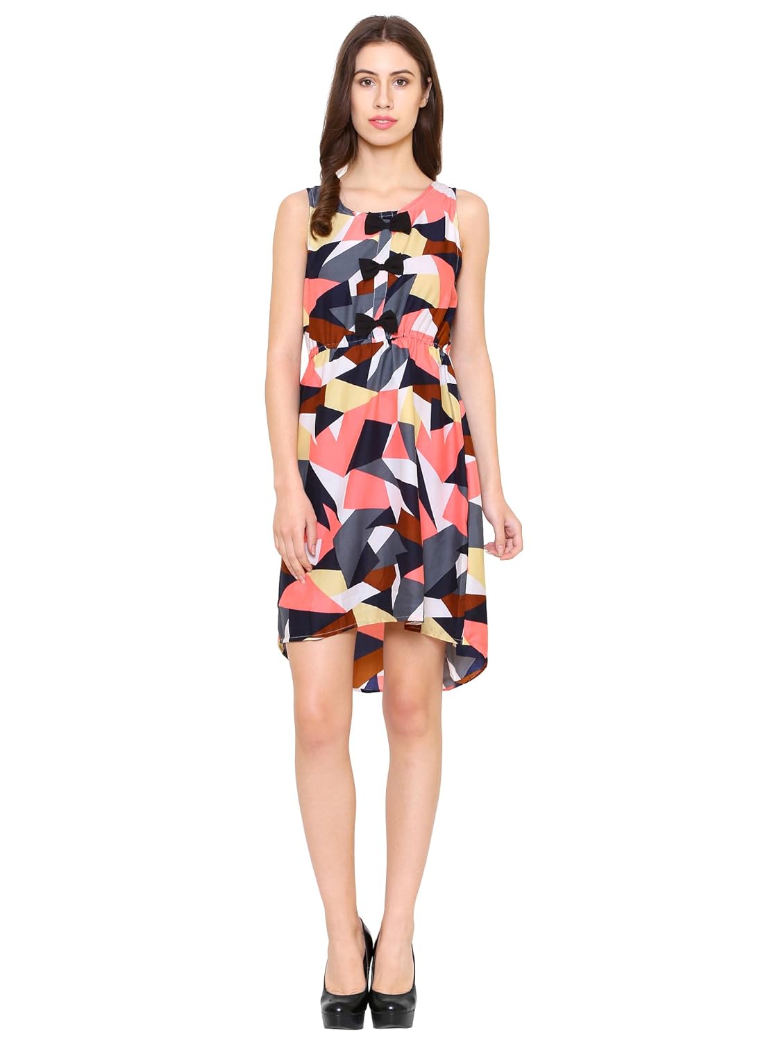 2day women trendy crepe dress (pack of 1)