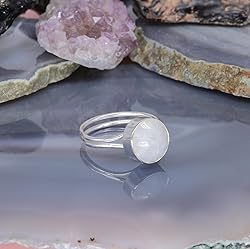 Dazzle Appeal Rose Quartz, Moonstone Round Gemstone
