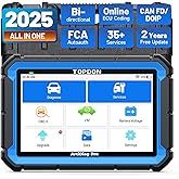 TOPDON ArtiDiag Pro Bidirectional Scan Tool with ECU Coding, 35+ Services | OBD2 Scanner Diagnostic Tool, V.A.G Guided, FCA SGW Can FD DoIP, All System Diagnosis, NO Bluetooth with OBD Cable