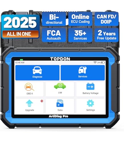 HP MPVI3 Pro Diagnostic Scanner - Advanced OBDII Tool With Pro Features & 8GB Storage