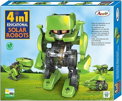 Online Shopo Kart 4 in 1 Educational Solar Robots