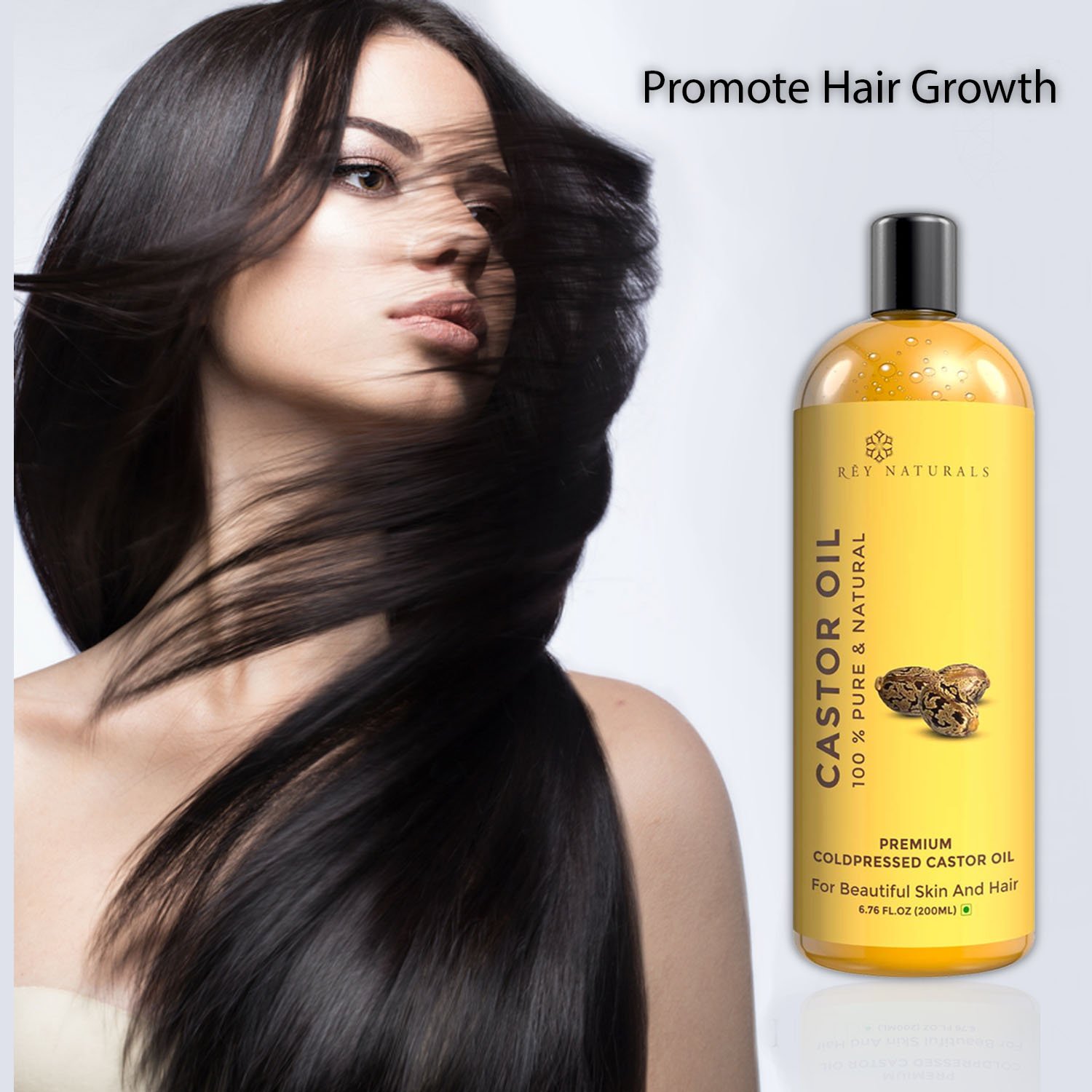 Buy Rey Naturals Cold Pressed Castor Oil 200ml Online At Low
