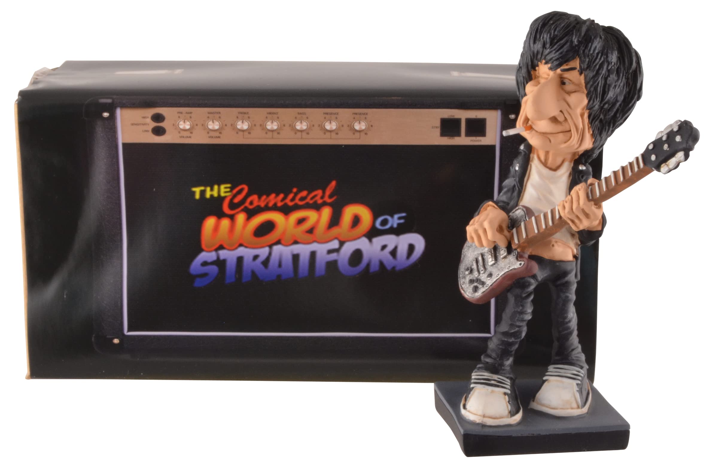 VOGLER Joh. Vogler GmbH Funny Life - Rockstar Ron, from the greatest rock band in the world, hand painted in artificial stone, Warren Stratford collection