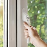 FixRello PVC Window Handles for uPVC Windows White with Button view 3