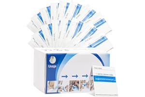 OOTDAY Nail Polish Remover Wipes, Nail Polish Remover Pads Individually Wrapped, Cruelty-Free Nail Polish Remover Wipes Travel Suitable for Acrylic Nails, Gel Polish, Platinum Gel, 50 Pcs