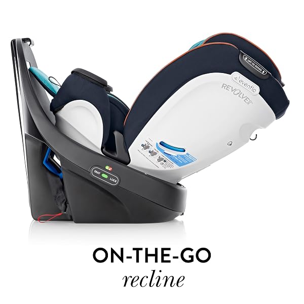 EVENFLO REVOLVE360 EXTEND CONVERTIBLE CAR SEAT WITH 360 DEGREE ROTATION, EXTENDED REAR-FACING, FORWARD-FACING, BOOSTER MODE, AND SECURE LATCH INSTALL, AINSLEY