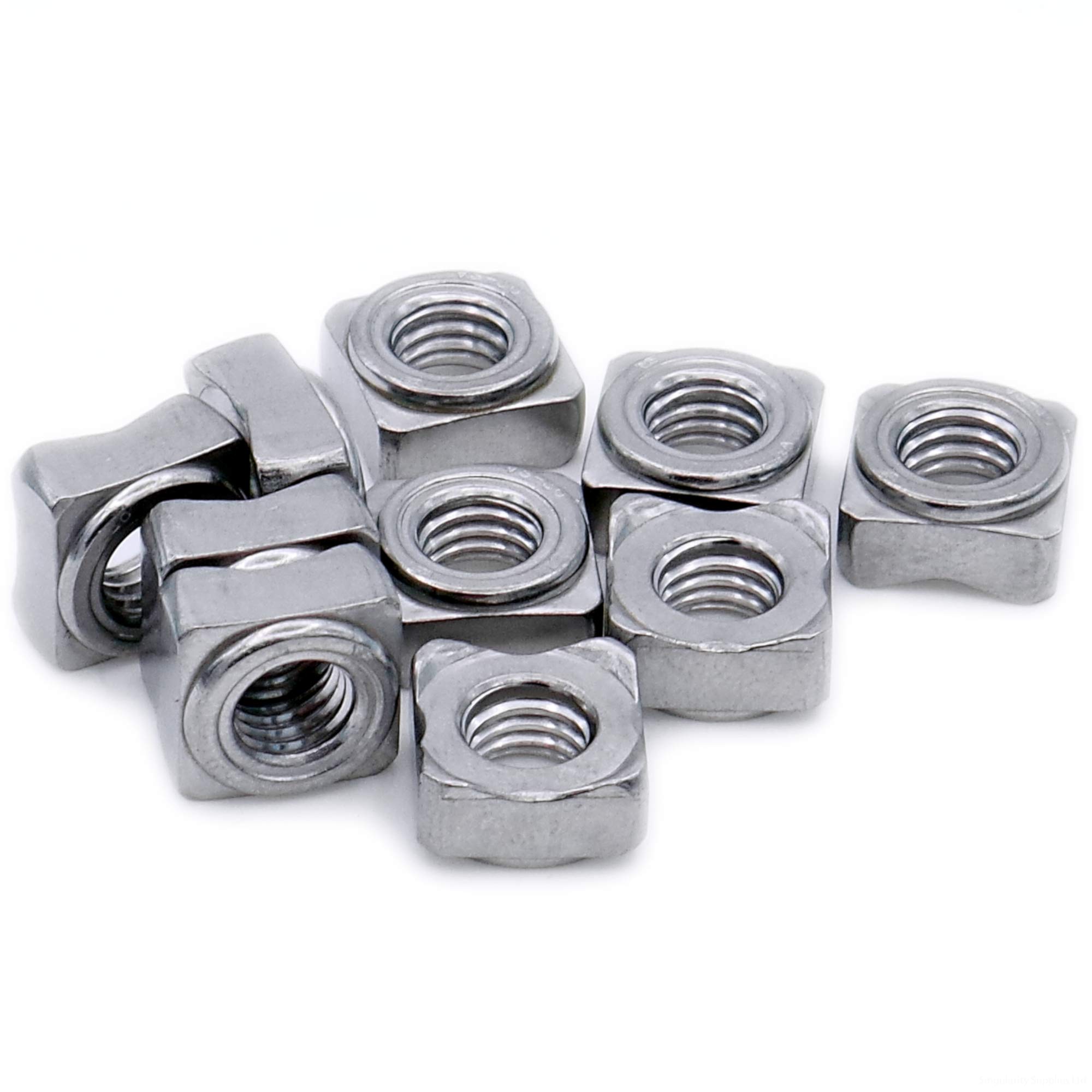M6 (6mm) Weld Nut (Square) - Stainless Steel (A2) (Pack of 20)