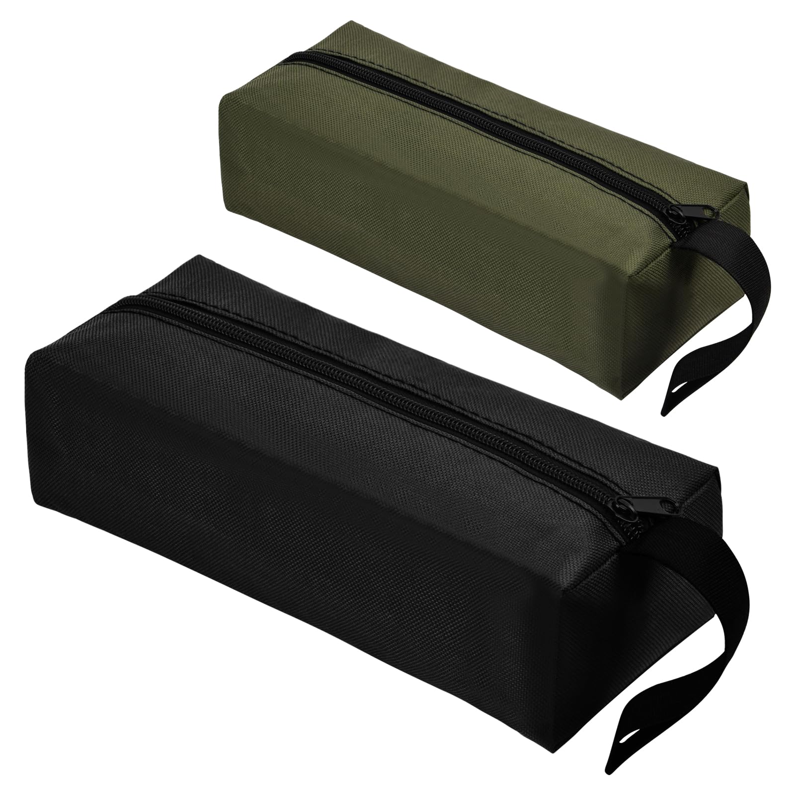 2 Pcs Small Tool Bags, Canvas Tool Pouch Organizers, Waterproof Pouches for Tools for Tools, Office Supplies, Cosmetics, and Stationery