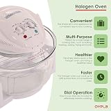 Oypla 12L White Portable Halogen Convection Oven 1400W - Multi-Purpose view 2