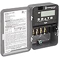 Intermatic ET1105C Time Switch, 1-Circuit/30-Amp Rating, Gray