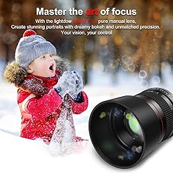 F 85mm f1.8 Portrait Lens - MF for Nikon