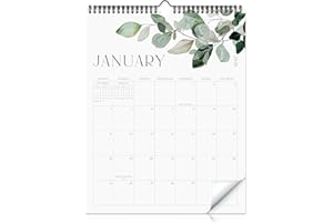 ZICOTO Aesthetic 2026 Wall Calendar - Runs from January 2026 Until July 2027 - The Perfect Large Modern Greenery Calendar Planner for Easy Organizing