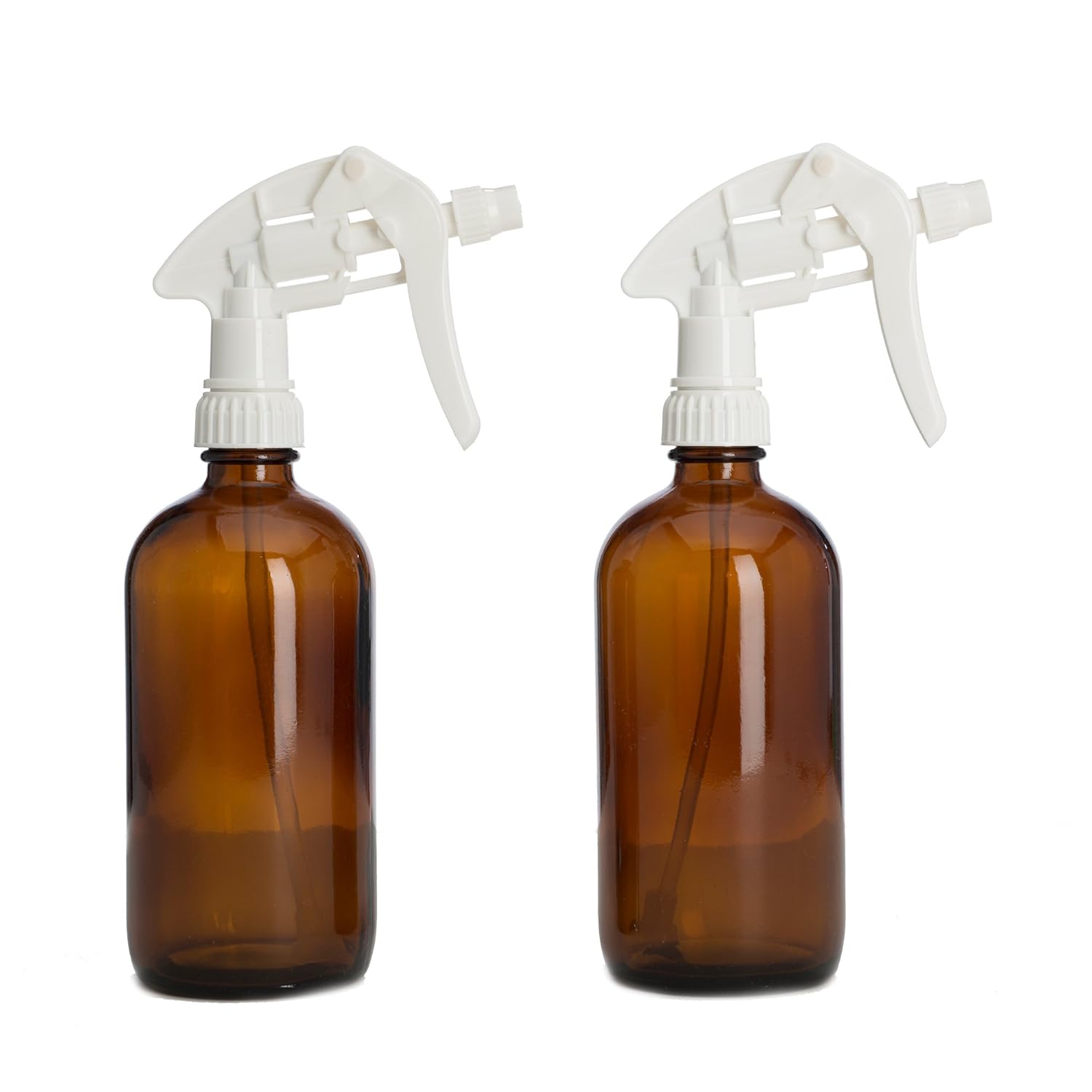 Glass Spray Bottle with Industrial Grade Sprayer by GreenPaxx 2Pack 16