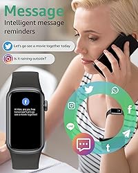 Fitness Tracker, Smart Watch with 1.47" TFT Touch