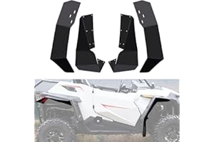 A & UTV PRO Front & Rear Mud Flaps for Polaris RZR 900 14-23, Extended Fender Flares Mud Guards Splash Extension for Polaris 