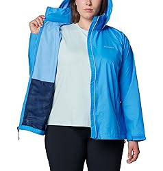 Columbia Womens Switchback IV Rain Jacket, Harbor