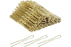 U Shaped Hair Pins,TsMADDTs 100 Pcs Blonde Bun Hair Pins for Women Girls with Box (Golden 2.4 inch)