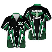 Special Vintage 風神 Bowling Shirt Retro Striped Bowling Shirt - Vintage Mechanic Style