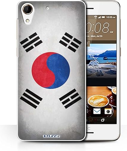 Amazon Kobalt 携帯電話ケース Htc の欲望 728 用カバー 韓国 韓国語 デザイン フラグ コレクション ケース カバー 通販