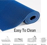 BWKJMY Non Slip Drainage Outdoor Rubber Mat 90x300cm 5.5mm Blue view 4