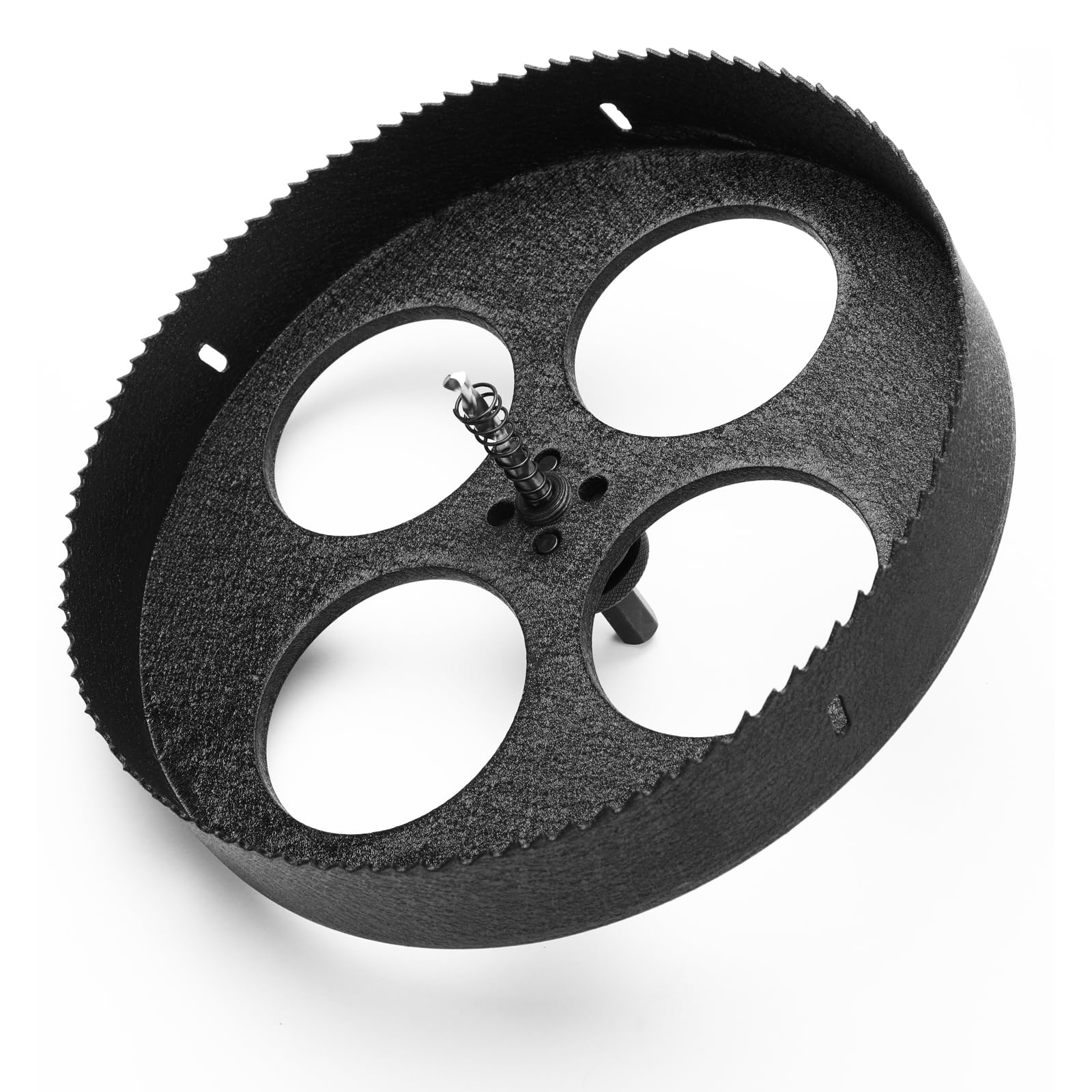 HSAWBIT HSS Bi-Metal 215mm Hole Saw, M42 Fast Cut Hole Cutter 40mm Cutting Depth with SDS Plus Shank, For Stainless Mild Sheet Wood Plastic Various Materials