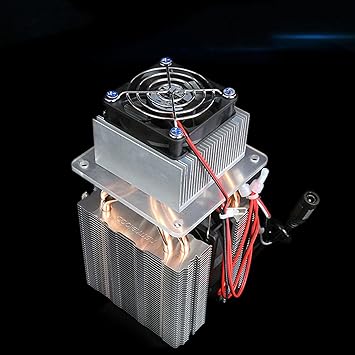 Amazon 半導体冷凍チップ熱電ペルチェ自作小型冷蔵庫小型空調ペット空調室氷巣冷却キット Twy スポーツ アウトドア