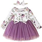 Baby Girl Dress Newborn Toddler Girl Fall Winter Dress Tutu Tulle Dresses for Girls