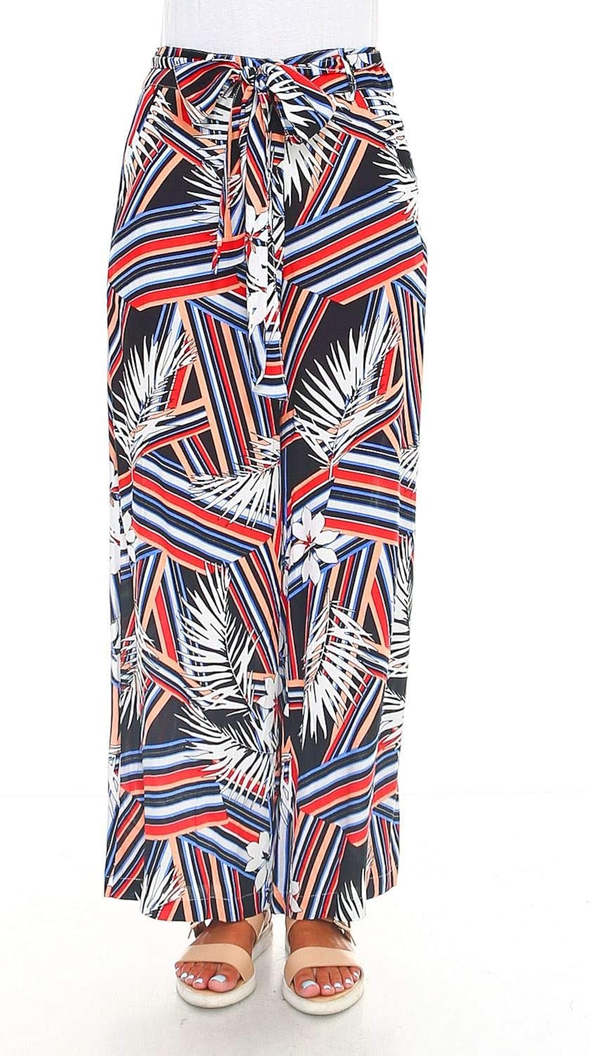 self tie waist palazzo pants