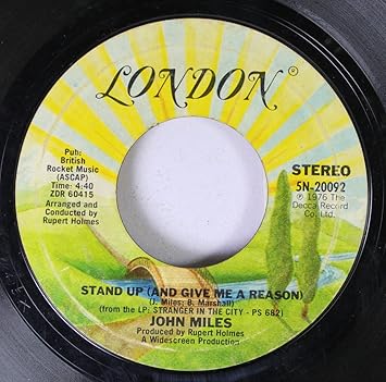 John Miles John Miles 45 Rpm Slowdown Stand Up And Give Me A Reason Amazon Com Music