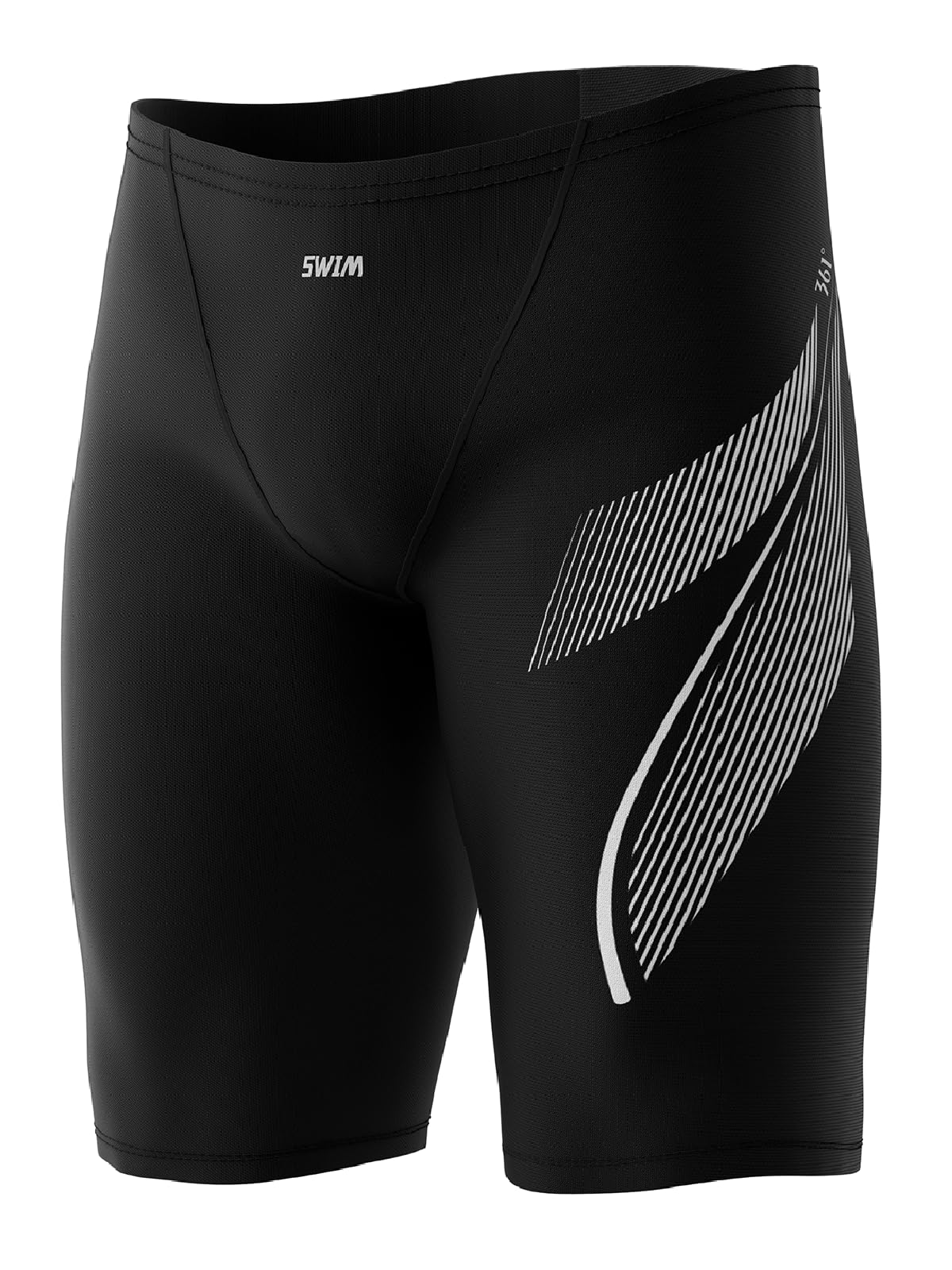 Photo 1 of 361º Swim Jammers for Men Swimsuit Triathlon Shorts Mens Tech Suits Swimming Gear Swim Pants Athletic Briefs Endurance Swimwear Swim Trunks L Black