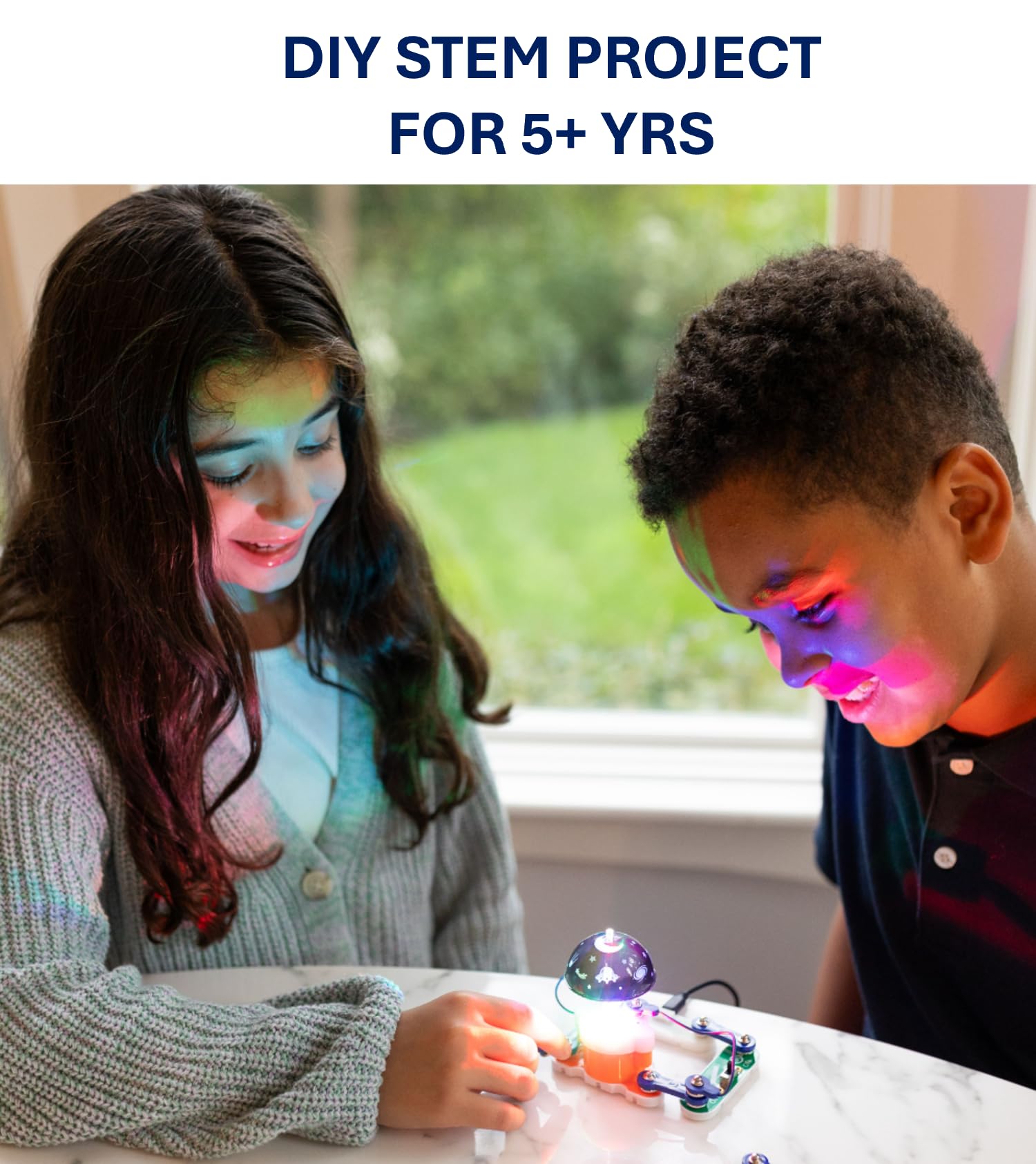 Night Light for Kids | Includes 5 Light Shows | Ages 5+ | Rotating Night Light Projector