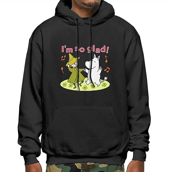 Amazon Co Jp パーカー メンズ ムーミン スナフキン スウェットパーカー プルオーバー スウェットシャツ おしゃれ ファッション フード付き 長袖tシャツ ストリート カジュアル トップス トレーナーパーカー 秋冬服 部屋着 上着 ポケット付き 服 ファッション小物